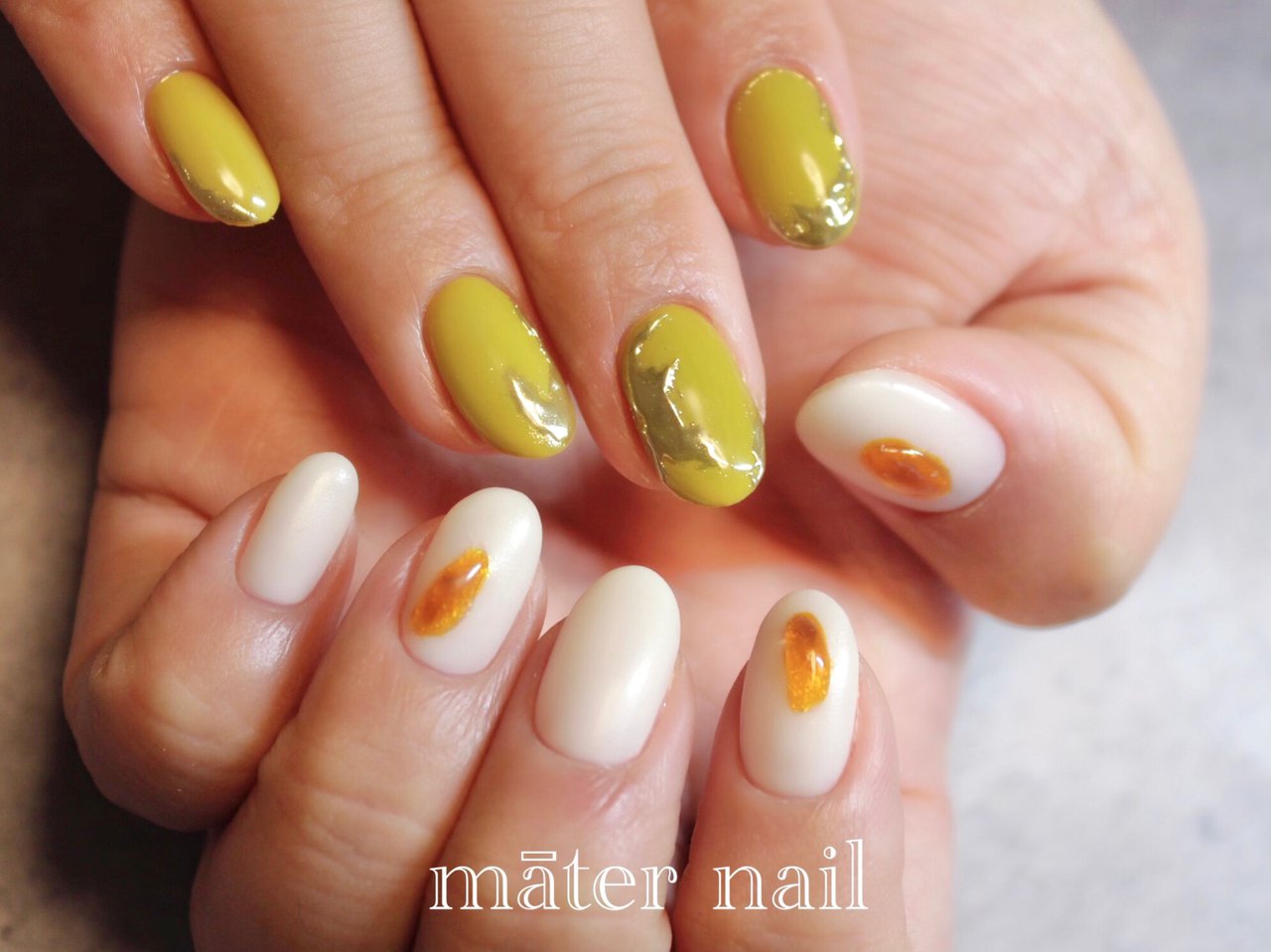 秋 冬 オールシーズン ハンド ニュアンス Maternailのネイルデザイン No ネイルブック