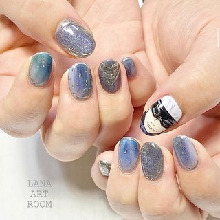 五条悟のネイルデザイン ネイルブック