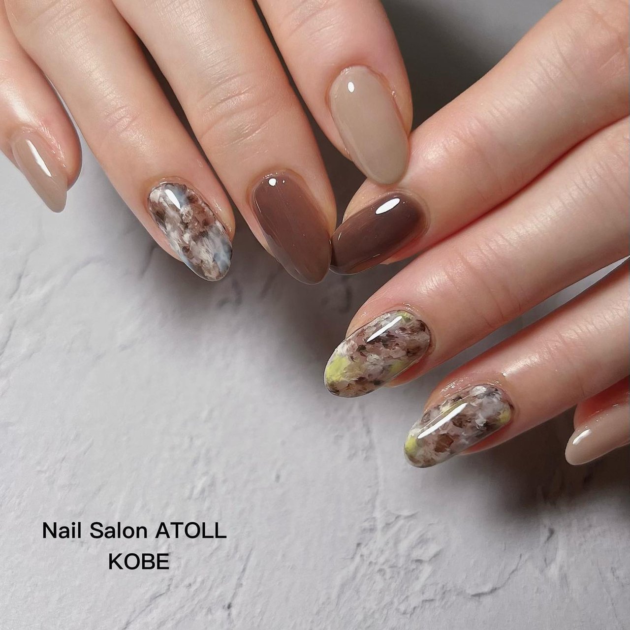 秋 冬 アトール 神戸六甲のネイルデザイン No ネイルブック