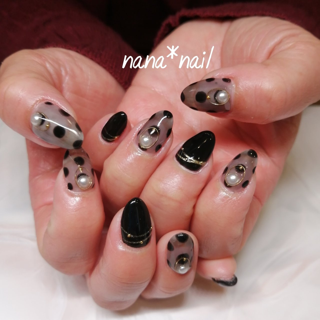 冬 パーティー 女子会 ハンド ラメ Nana Nailのネイルデザイン No ネイルブック