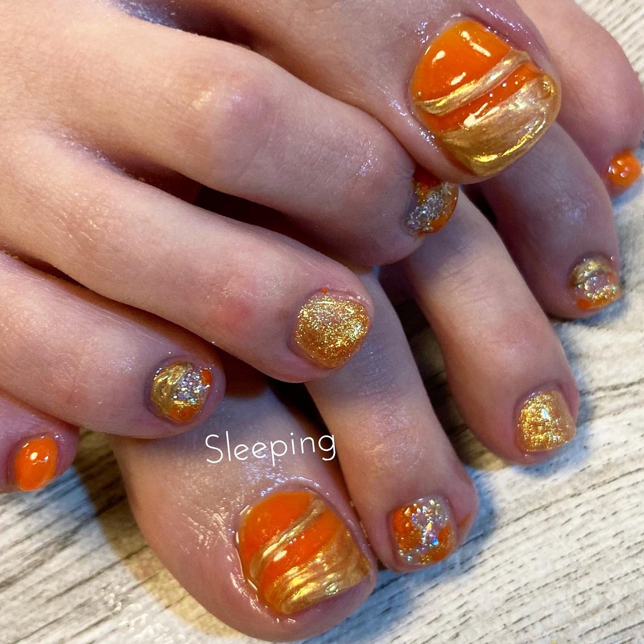 秋 パーティー デート 女子会 フット すり ぴんぐ のネイルデザイン No ネイルブック