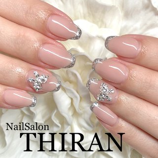 フレンチ ピンク 派手のネイルデザイン ネイルブック