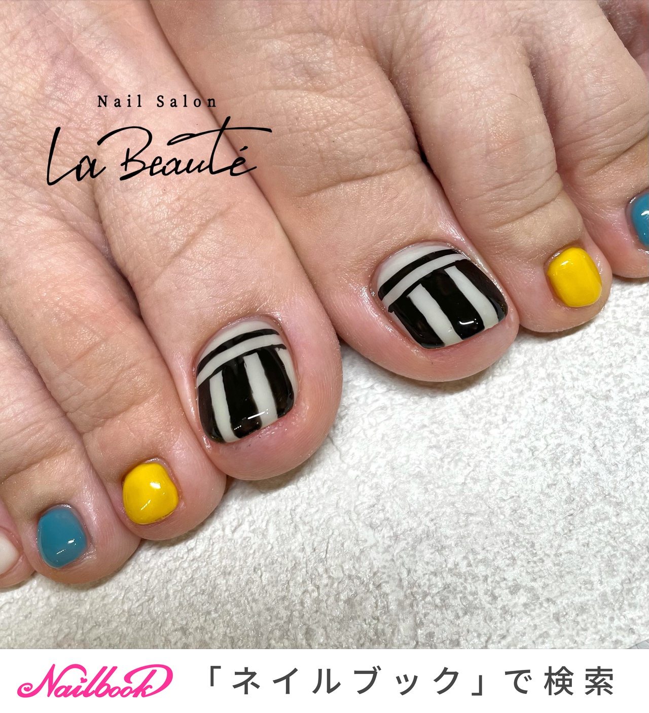 フット ボーダーのネイルデザイン ネイルブック