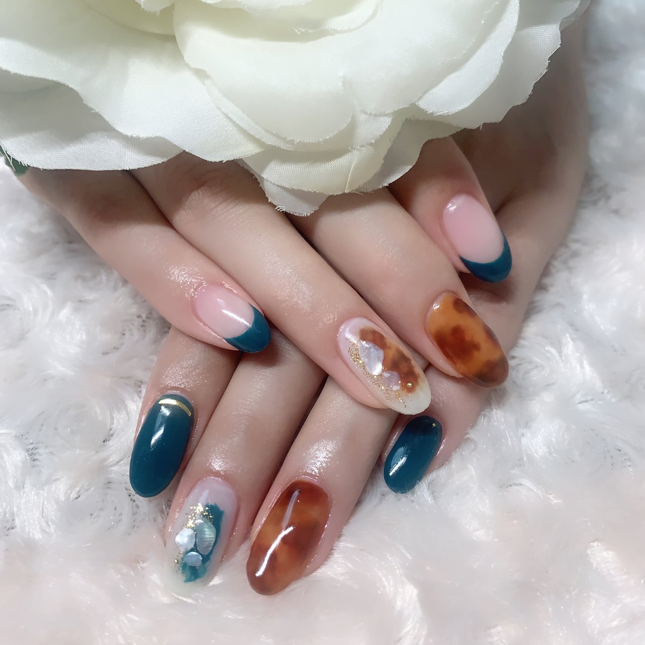 秋 冬 デート 女子会 ハンド Emmycherryのネイルデザイン No ネイルブック