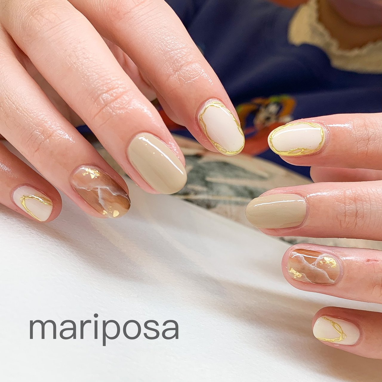 秋 冬 旅行 パーティー ハンド Nailsalon Mariposaのネイルデザイン No ネイルブック