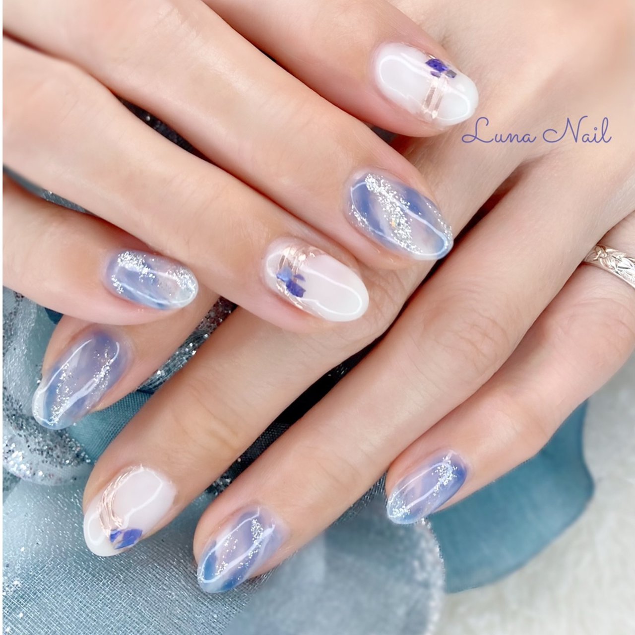 夏 梅雨 パーティー 女子会 ハンド Lunanail18のネイルデザイン No ネイルブック