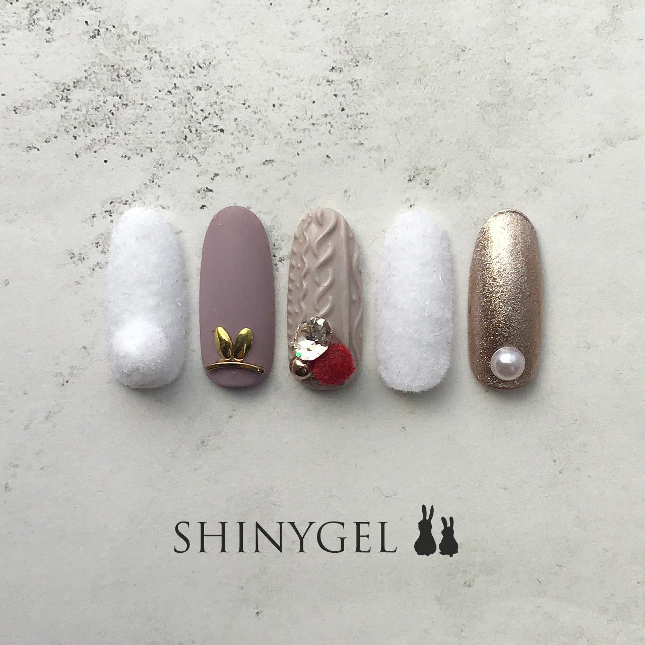 秋 冬 クリスマス デート シンプル Shinygel公式のネイルデザイン No ネイルブック