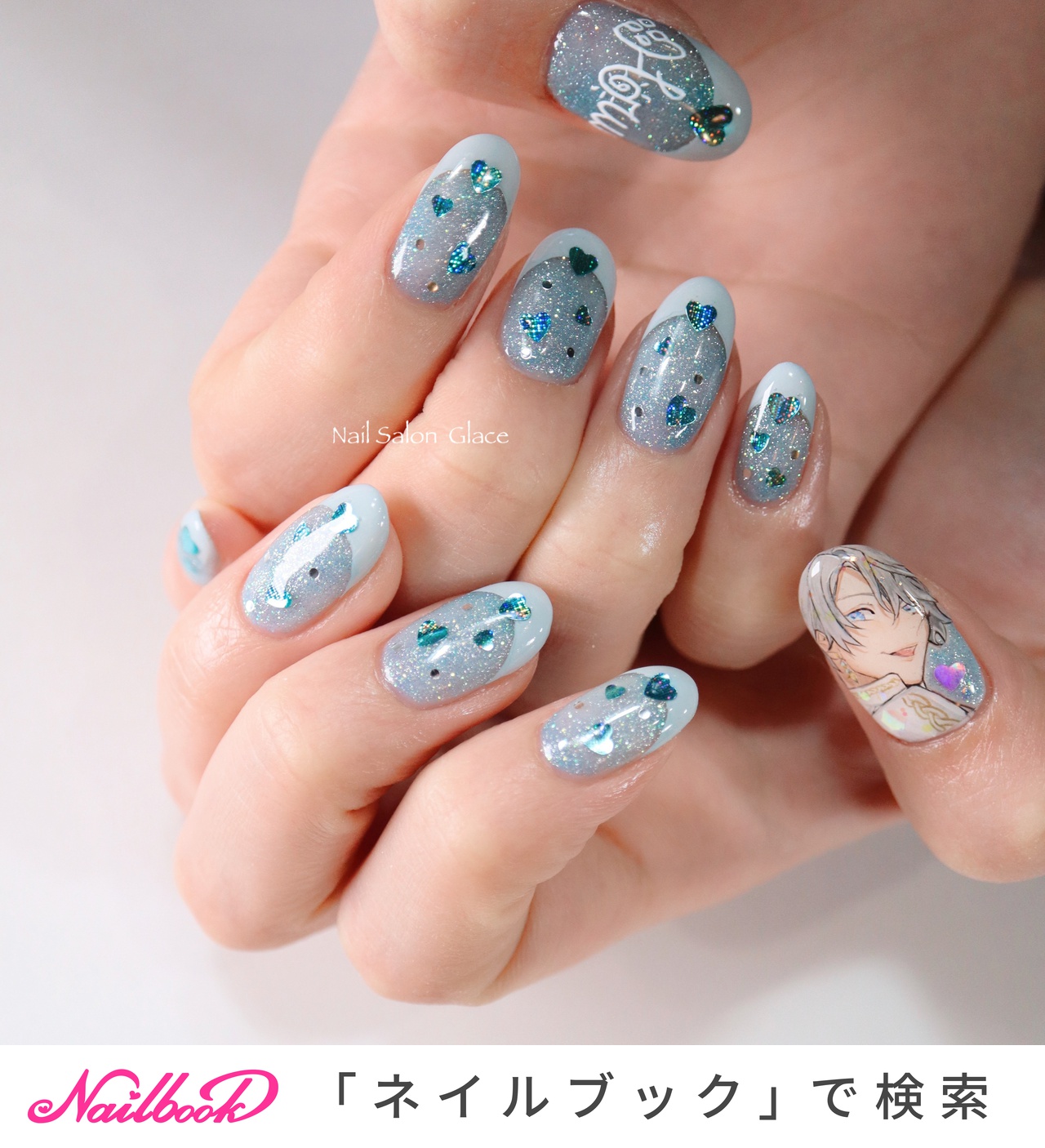 冬/オールシーズン/ラメ/痛ネイル/キャラクター - Nail_Salon_Glaceの