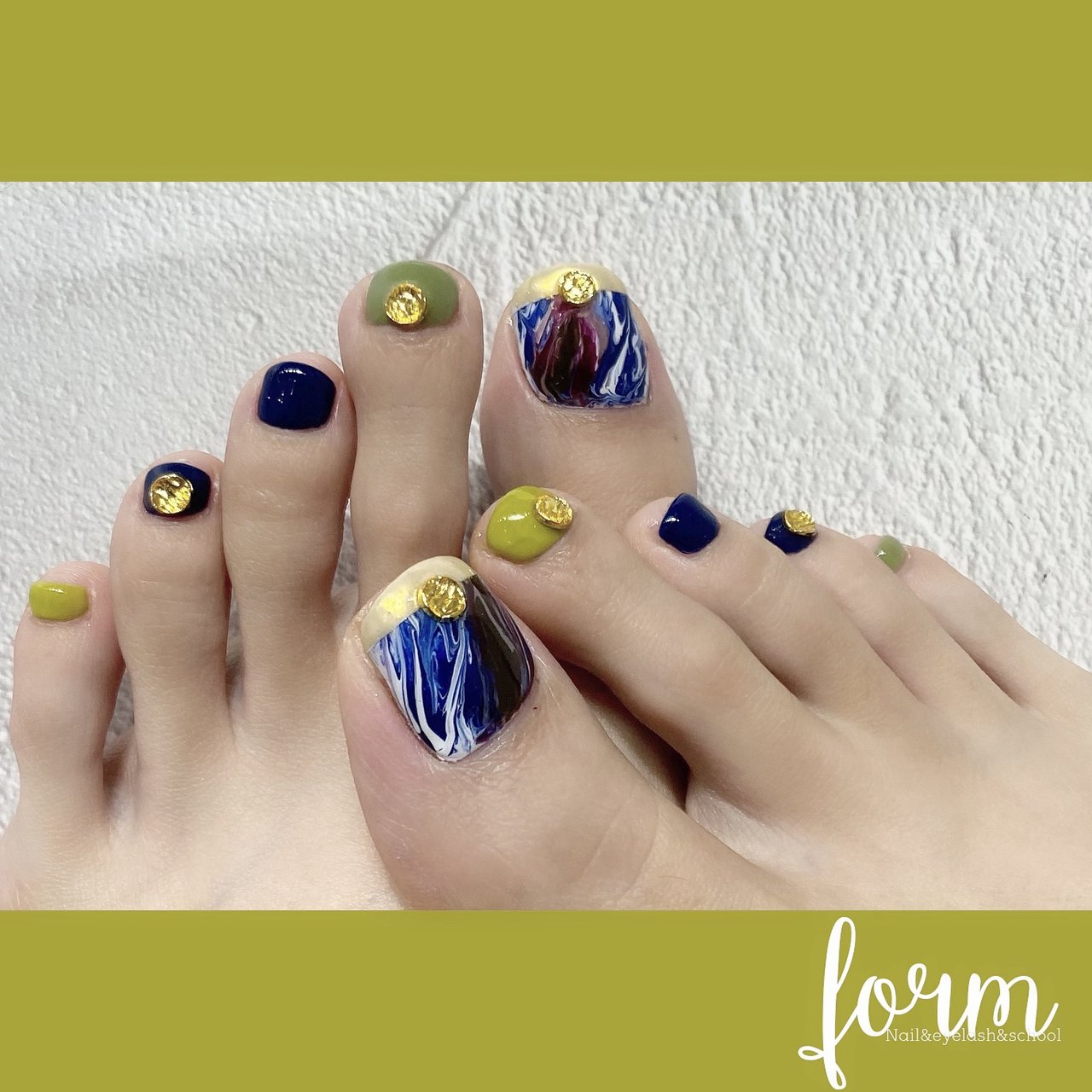 夏 秋 旅行 海 フット Formのネイルデザイン No ネイルブック