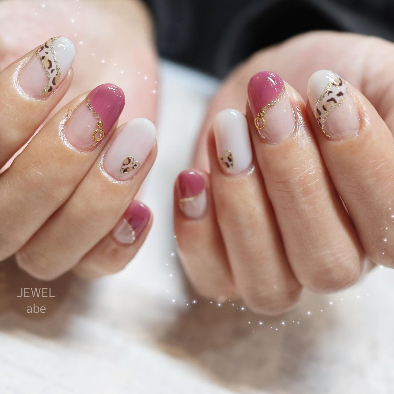 ハンド レオパード ピンク パープル Nailsalon Jewelのネイルデザイン No ネイルブック