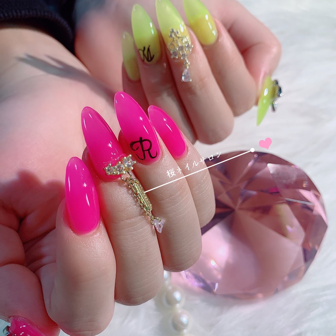 ハンド ジェルネイル お客様 桜ネイルサロン りさんのネイルデザイン No ネイルブック