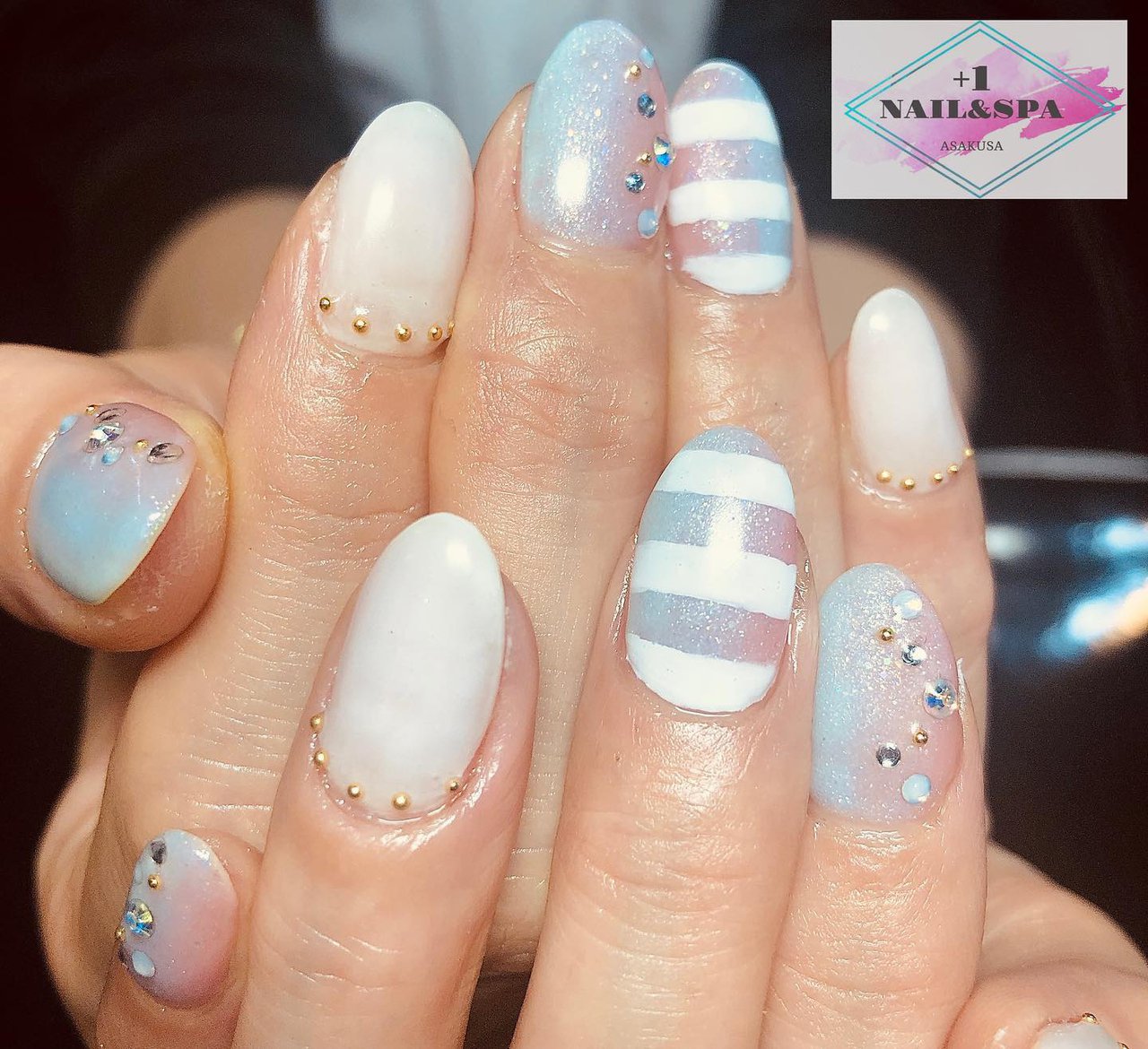 夏 オールシーズン 海 ハンド ワンカラー 1 Nail Supaのネイルデザイン No ネイルブック