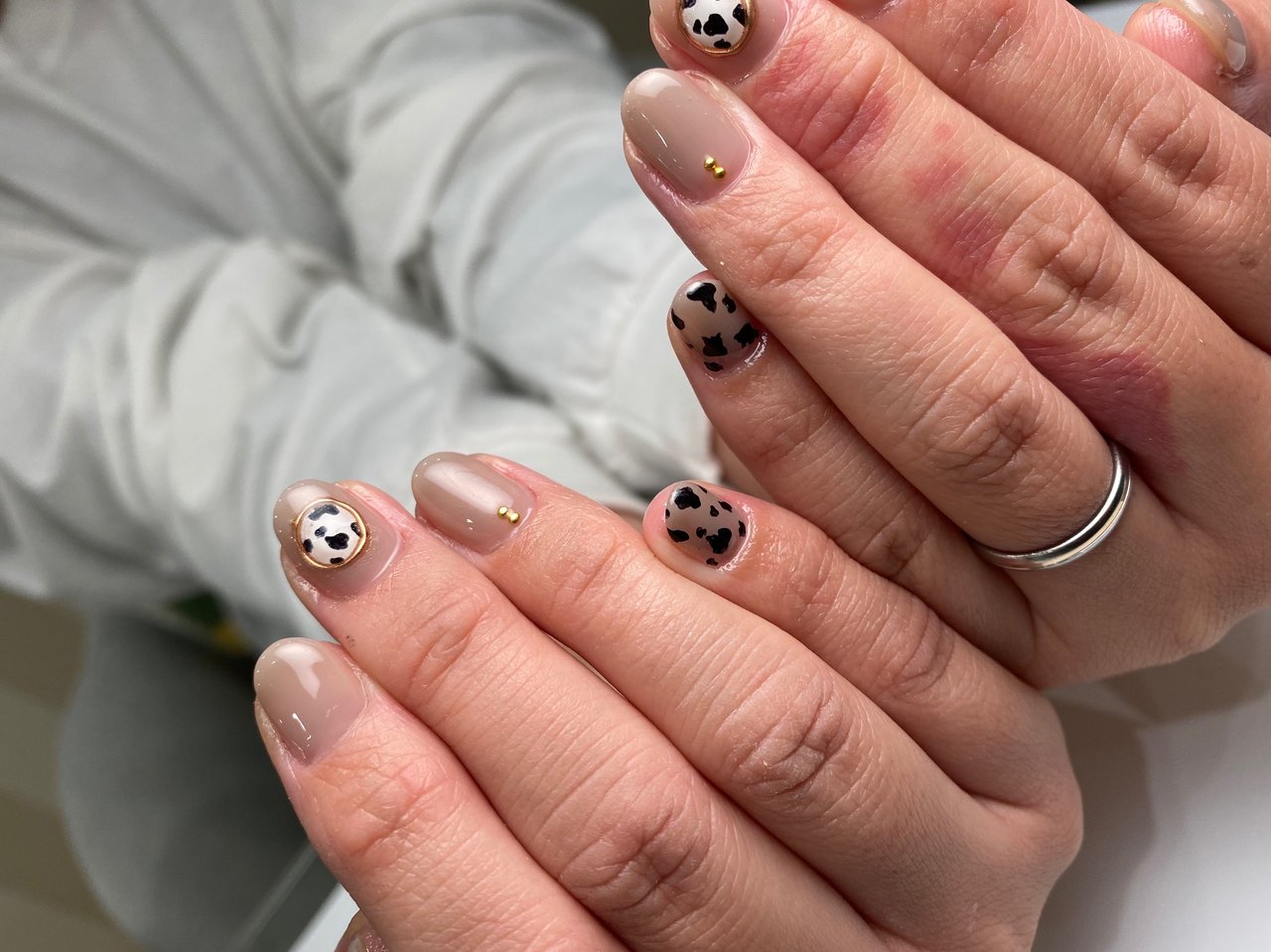 冬 オールシーズン ハンド シンプル アニマル柄 Nail Catsのネイルデザイン No ネイルブック