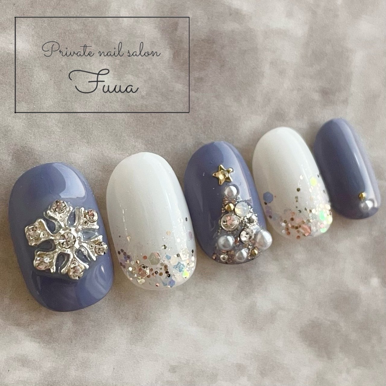 冬 クリスマス Nailsalonfuua のネイルデザイン No ネイルブック