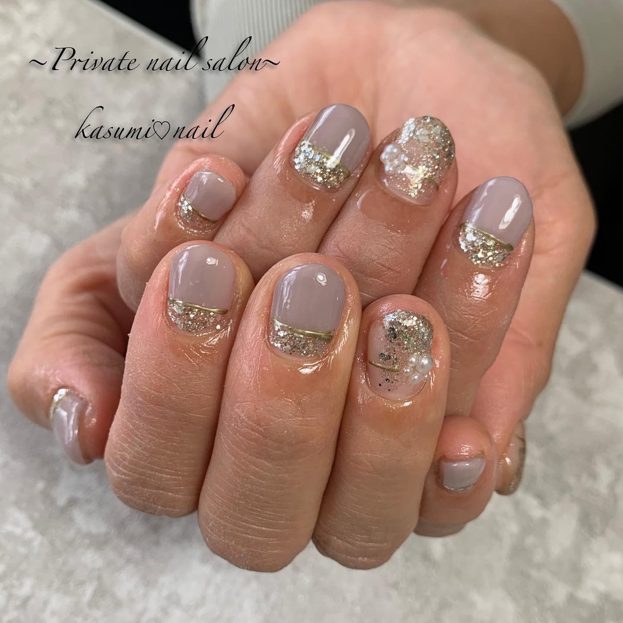 秋 冬 パーティー 女子会 ハンド Kasumi Nailのネイルデザイン No 687 ネイルブック