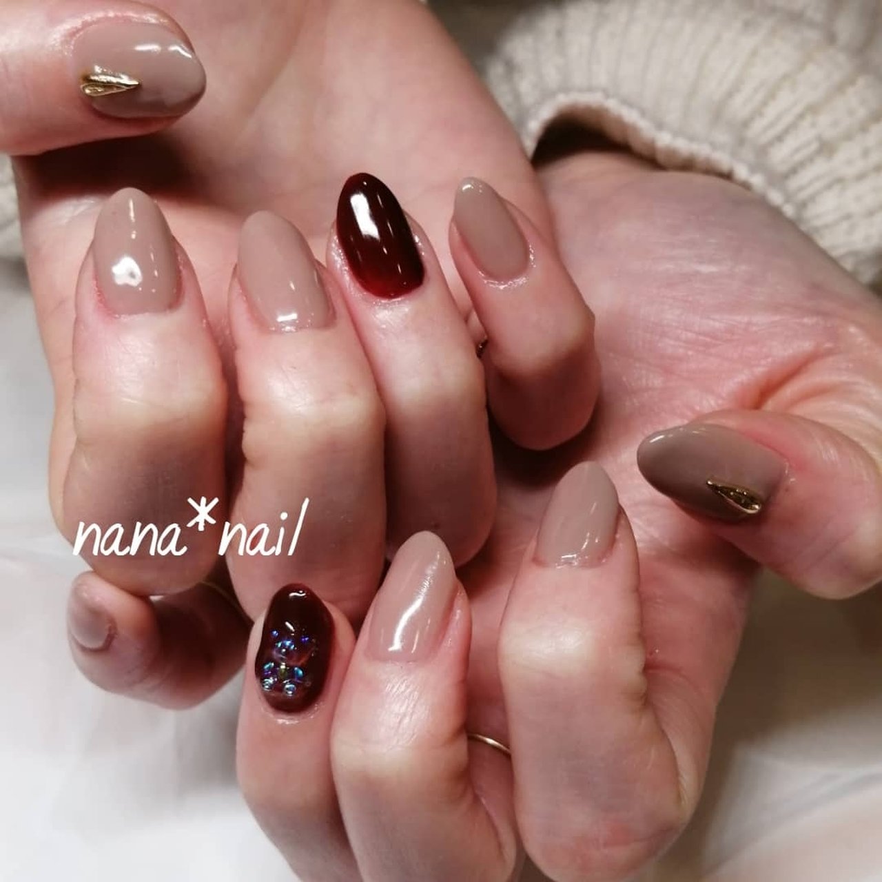 秋 冬 デート 女子会 ハンド Nana Nailのネイルデザイン No ネイルブック