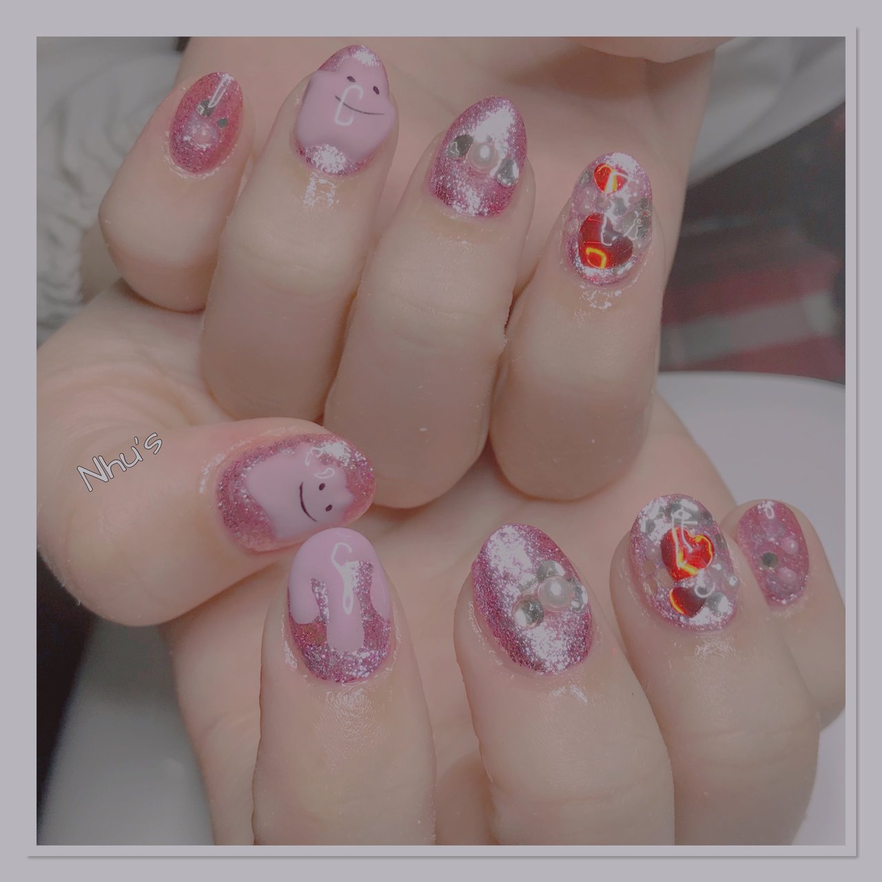 ハンド キャラクター Nhu S Nailsのネイルデザイン No ネイルブック