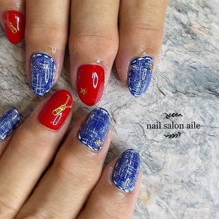 デニムのネイルデザイン ネイルブック