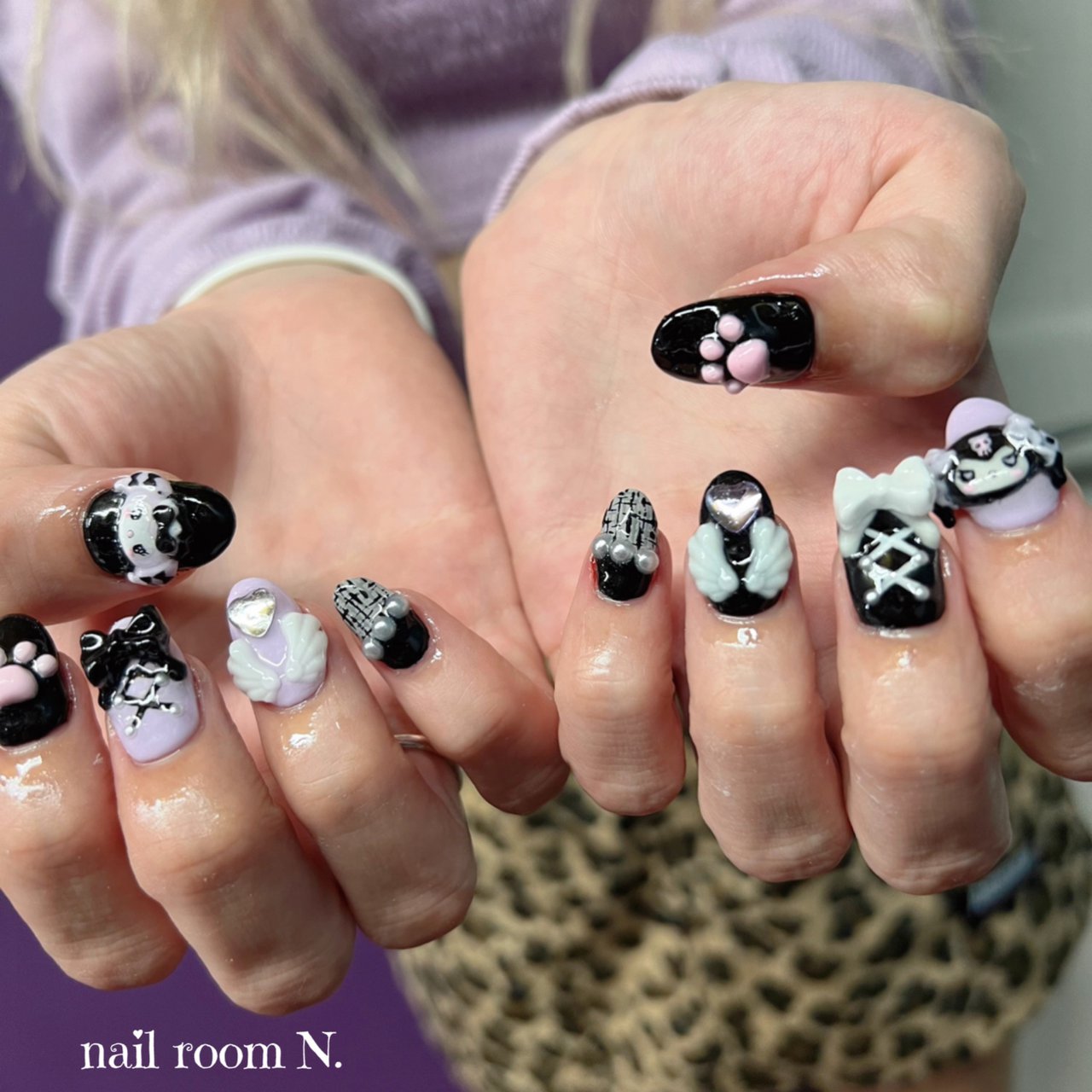 秋 冬 ハート キャラクター 3d Nonのネイルデザイン No ネイルブック