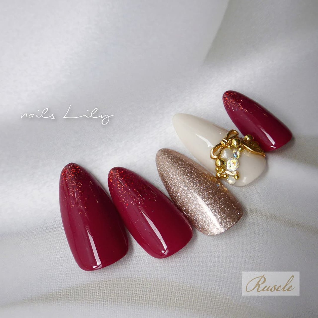 冬 クリスマス パーティー 女子会 ハンド Nails Lily ネイルズリリィのネイルデザイン No ネイルブック