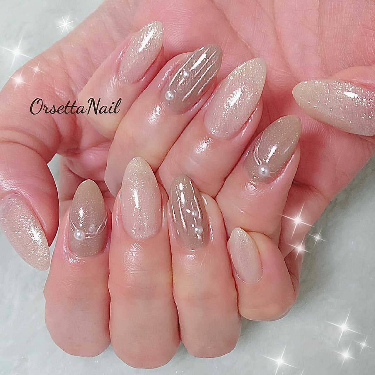 オールシーズン オフィス デート 女子会 ハンド Aya Orsettaのネイルデザイン No ネイルブック