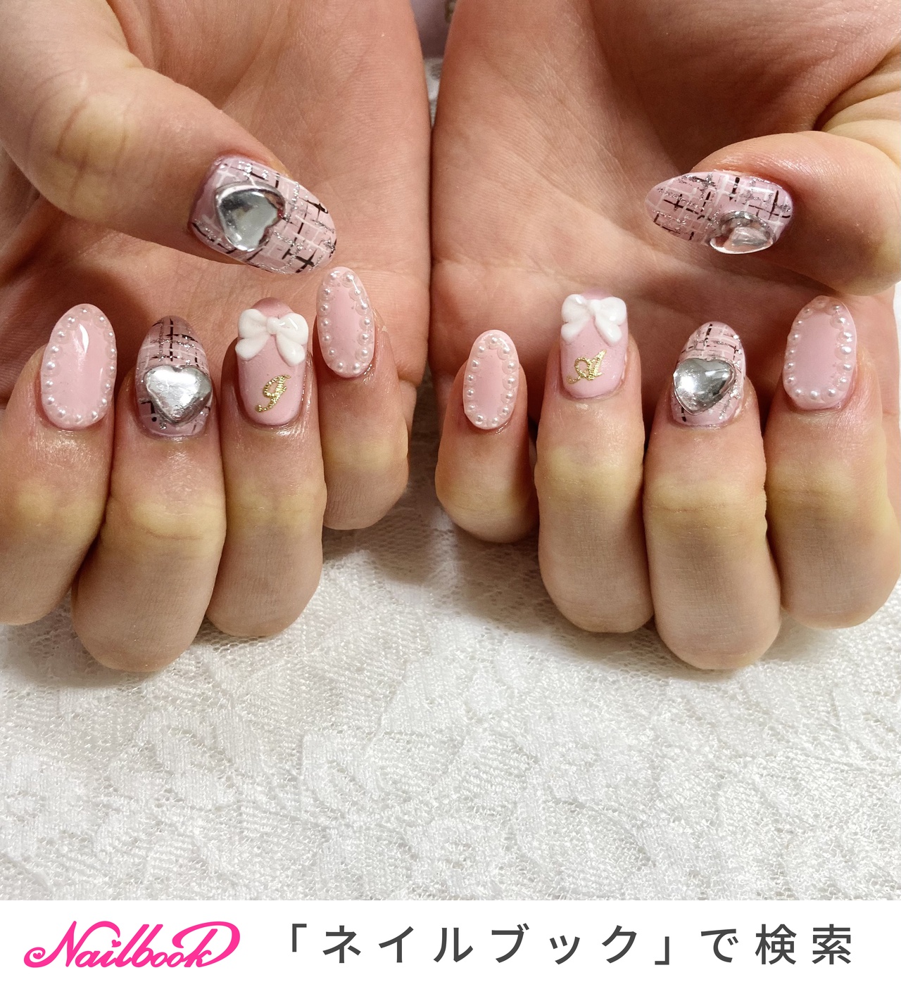 3d ピンク ゆめかわネイルのネイルデザイン ネイルブック