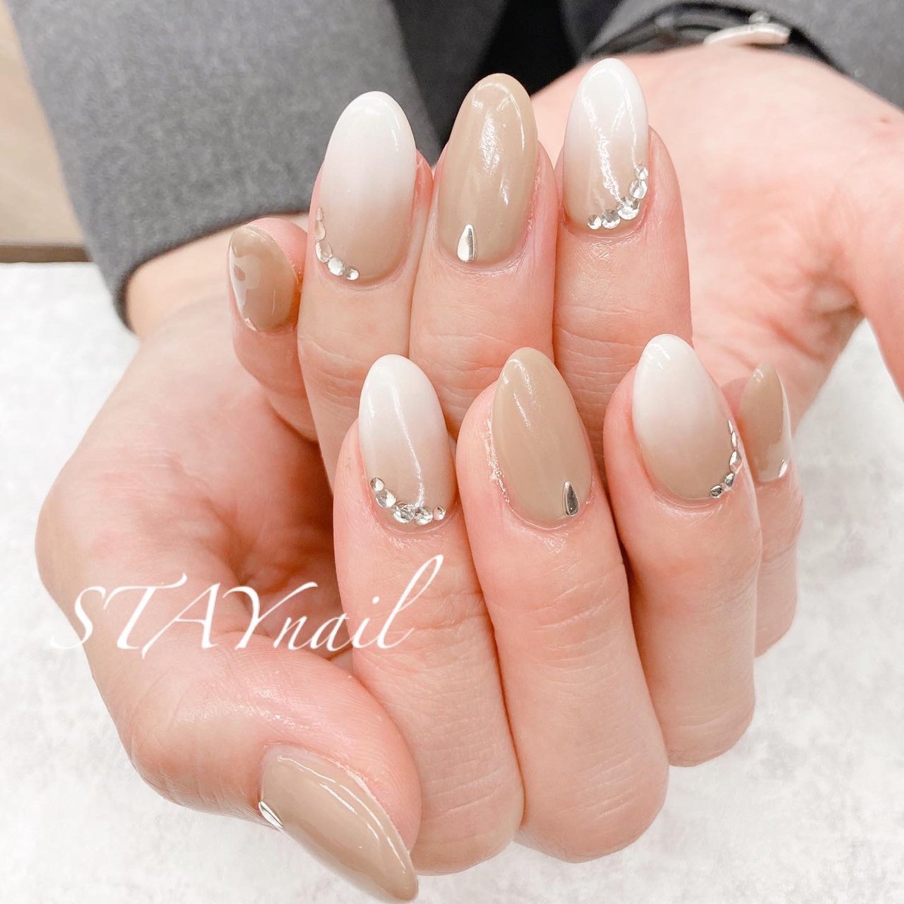 オールシーズン リゾート オフィス デート ハンド Stay Nailのネイルデザイン No ネイルブック