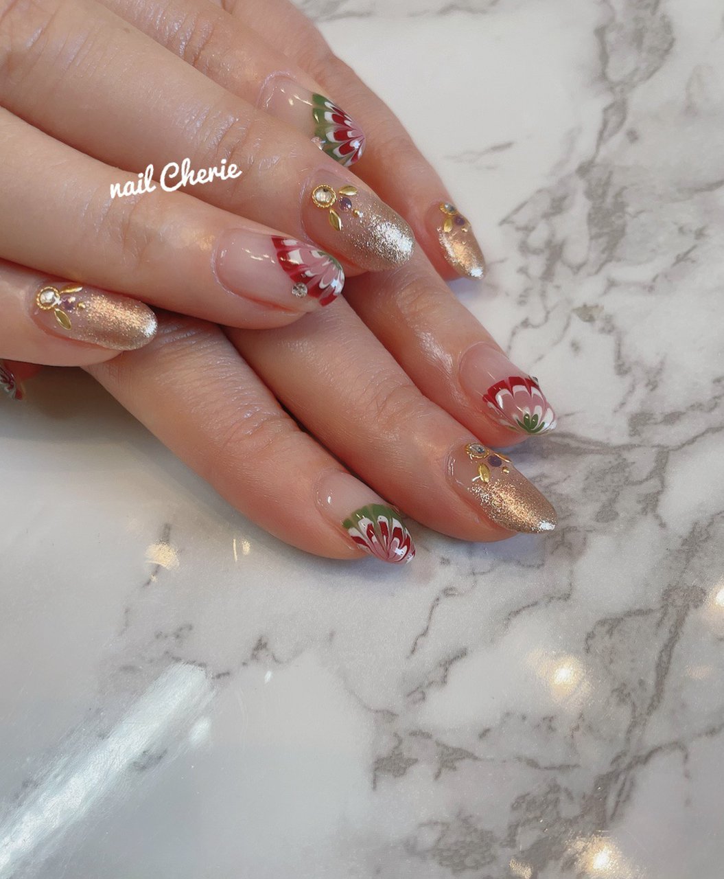 秋 冬 デート 女子会 ハンド Nailcherieのネイルデザイン No ネイルブック