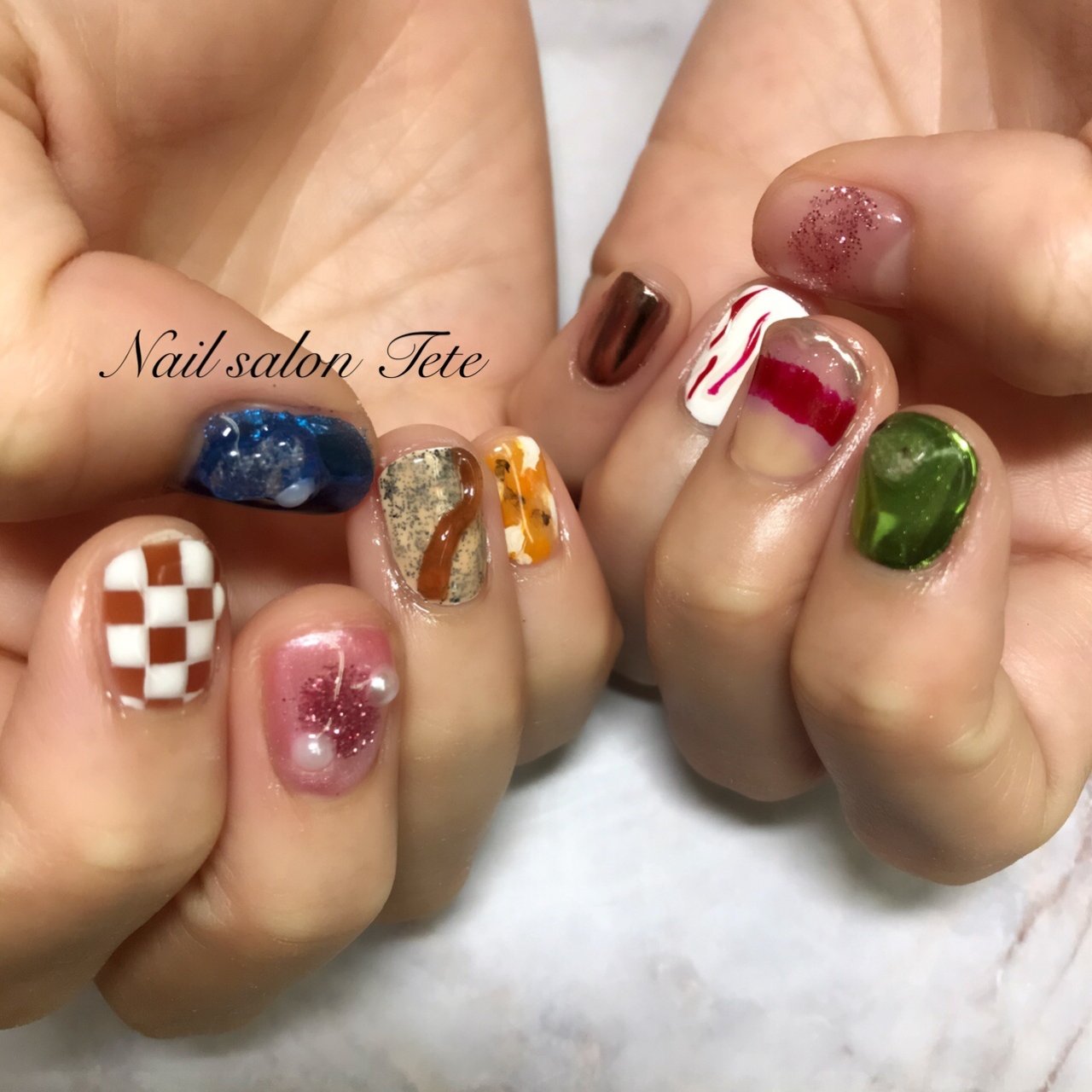 オールシーズン お正月 成人式 卒業式 ハンド Nailtete 駅前店のネイルデザイン No ネイルブック