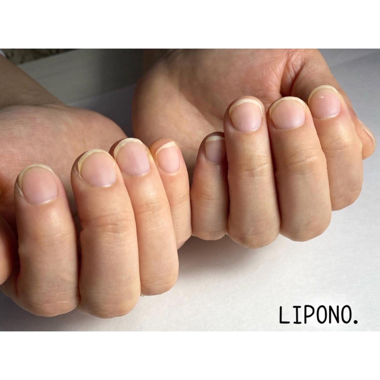 オールシーズン オフィス ブライダル ハンド シンプル Lipono Nail Ayaのネイルデザイン No ネイルブック