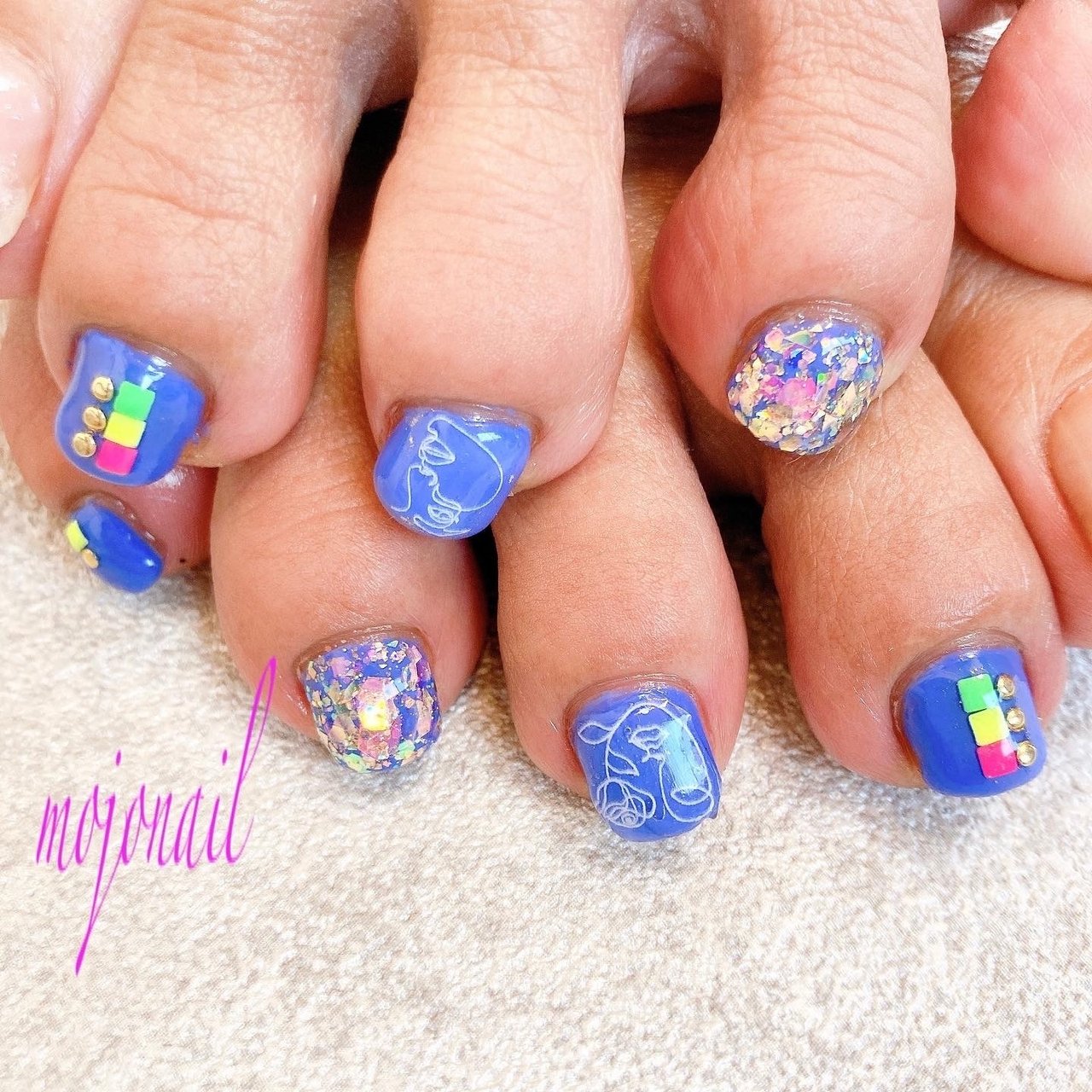 オールシーズン 旅行 リゾート パーティー フット Mojonailのネイルデザイン No ネイルブック