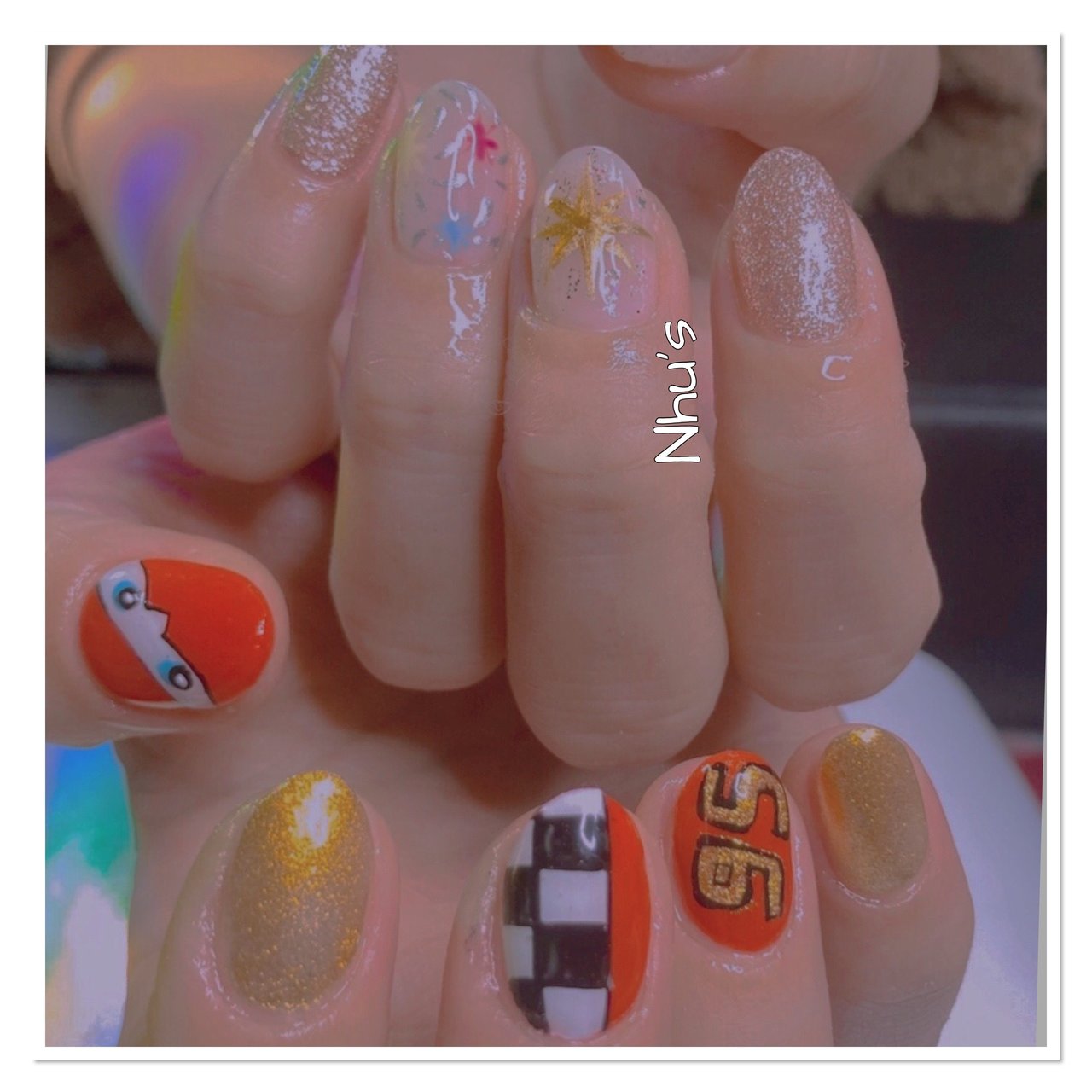 ハンド キャラクター Nhu S Nailsのネイルデザイン No ネイルブック