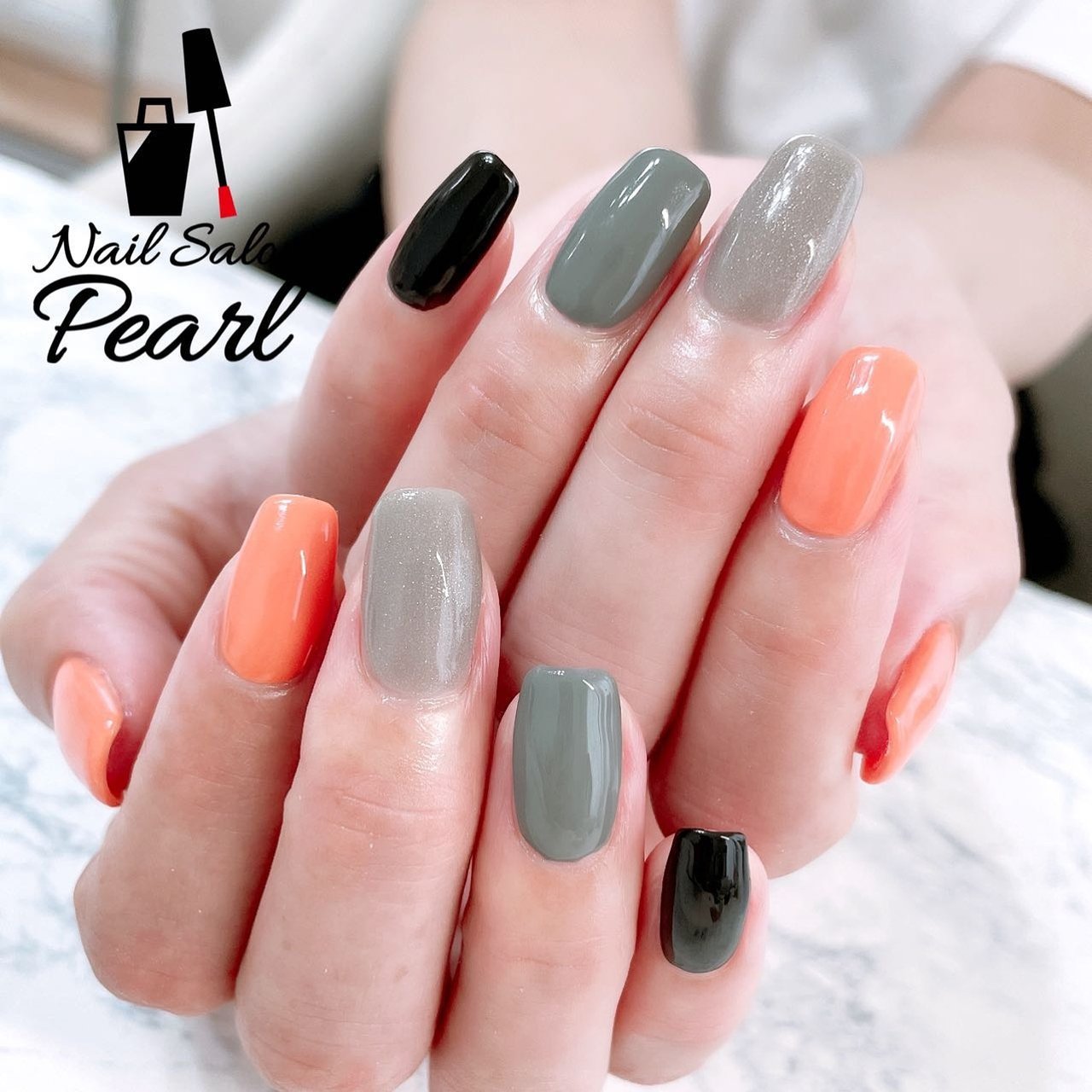 秋 ハロウィン 女子会 ハンド ワンカラー 広島ネイルサロンパール パラジェル取扱店 のネイルデザイン No ネイルブック