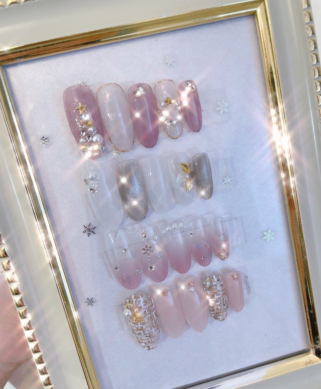 冬 クリスマス パーティー デート Bellellのネイルデザイン No ネイルブック