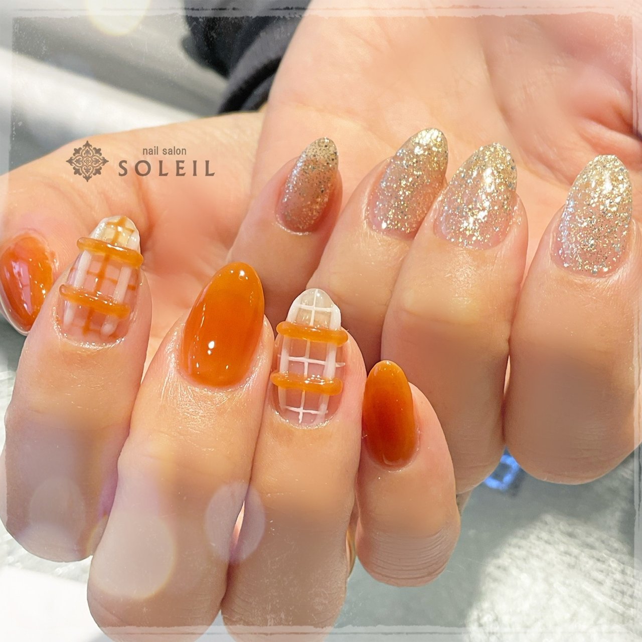 冬 クリスマス パーティー 女子会 ハンド Nail Salon Soleil ネイルサロン ソレイユ のネイルデザイン No ネイルブック