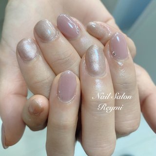 オフィス 職場 ラメラインのネイルデザイン ネイルブック