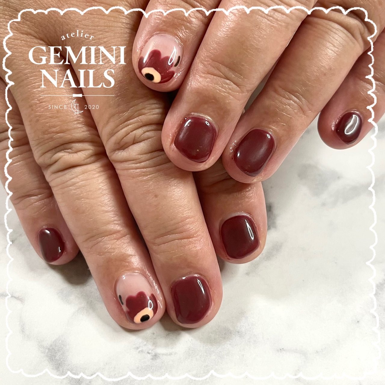 オールシーズン ライブ クリスマス デート ハンド Atelier Gemini Nails アトリエジェミニネイルズのネイルデザイン No ネイルブック