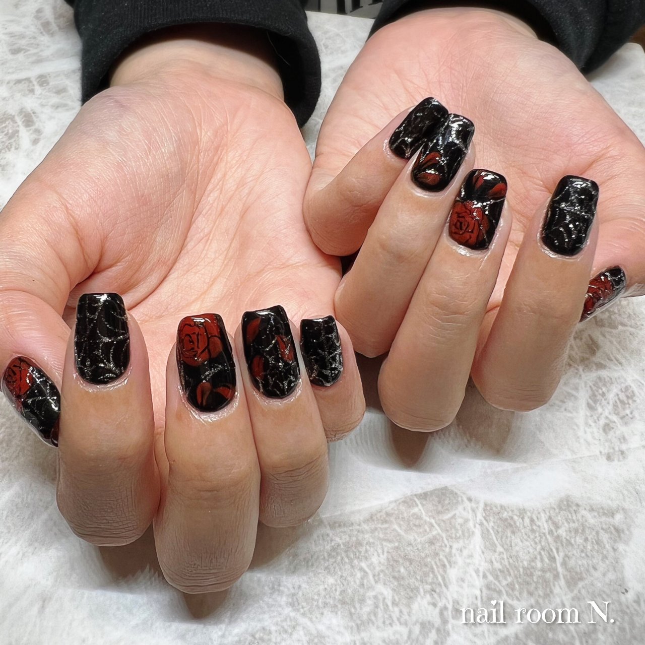 冬 オールシーズン ライブ ハンド シンプル Nonのネイルデザイン No ネイルブック