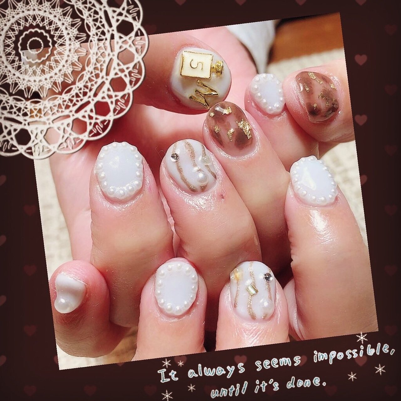 ブライダル パーティー デート 女子会 ハンド Mioumodeのネイルデザイン No ネイルブック