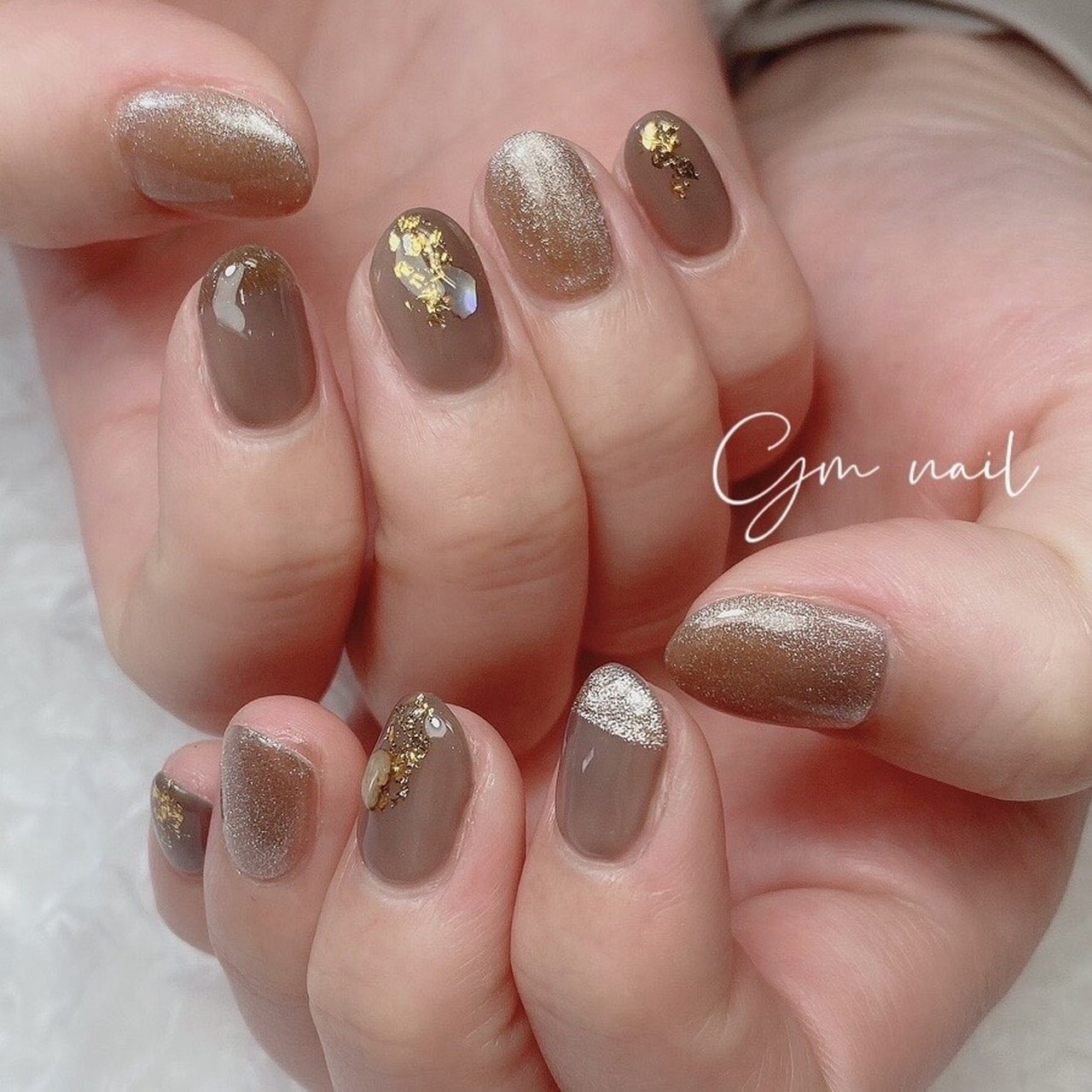 秋 冬 クリスマス オフィス ハンド Gm Nailのネイルデザイン No ネイルブック