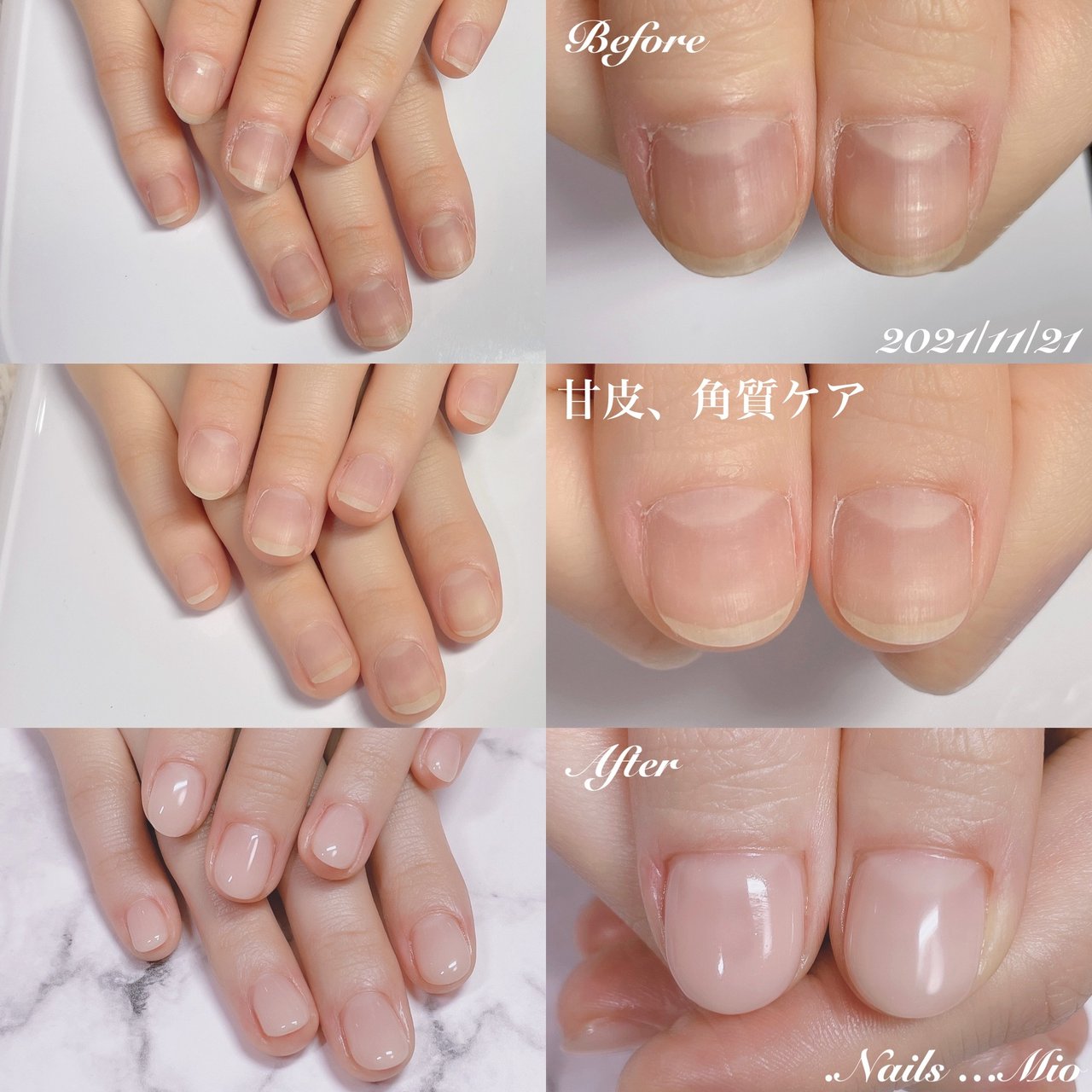 オールシーズン ハンド シンプル ワンカラー ショート Aroma Nails Mioのネイルデザイン No ネイルブック