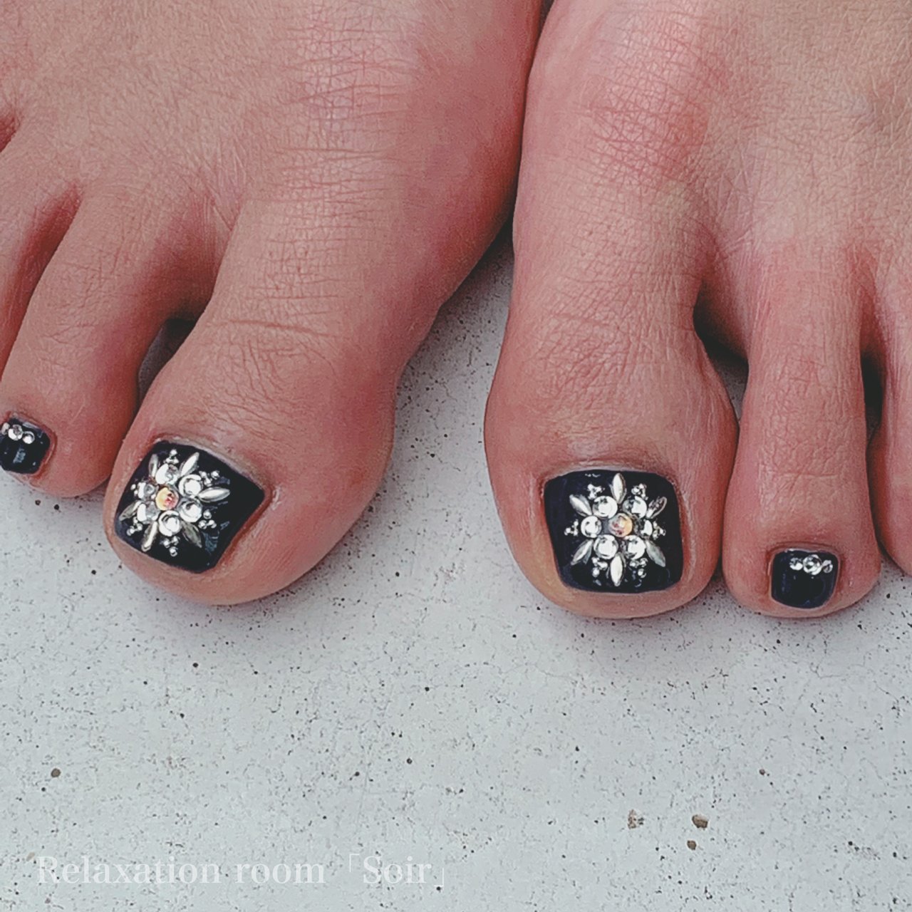 冬 クリスマス パーティー デート フット Nail Likeのネイルデザイン No ネイルブック