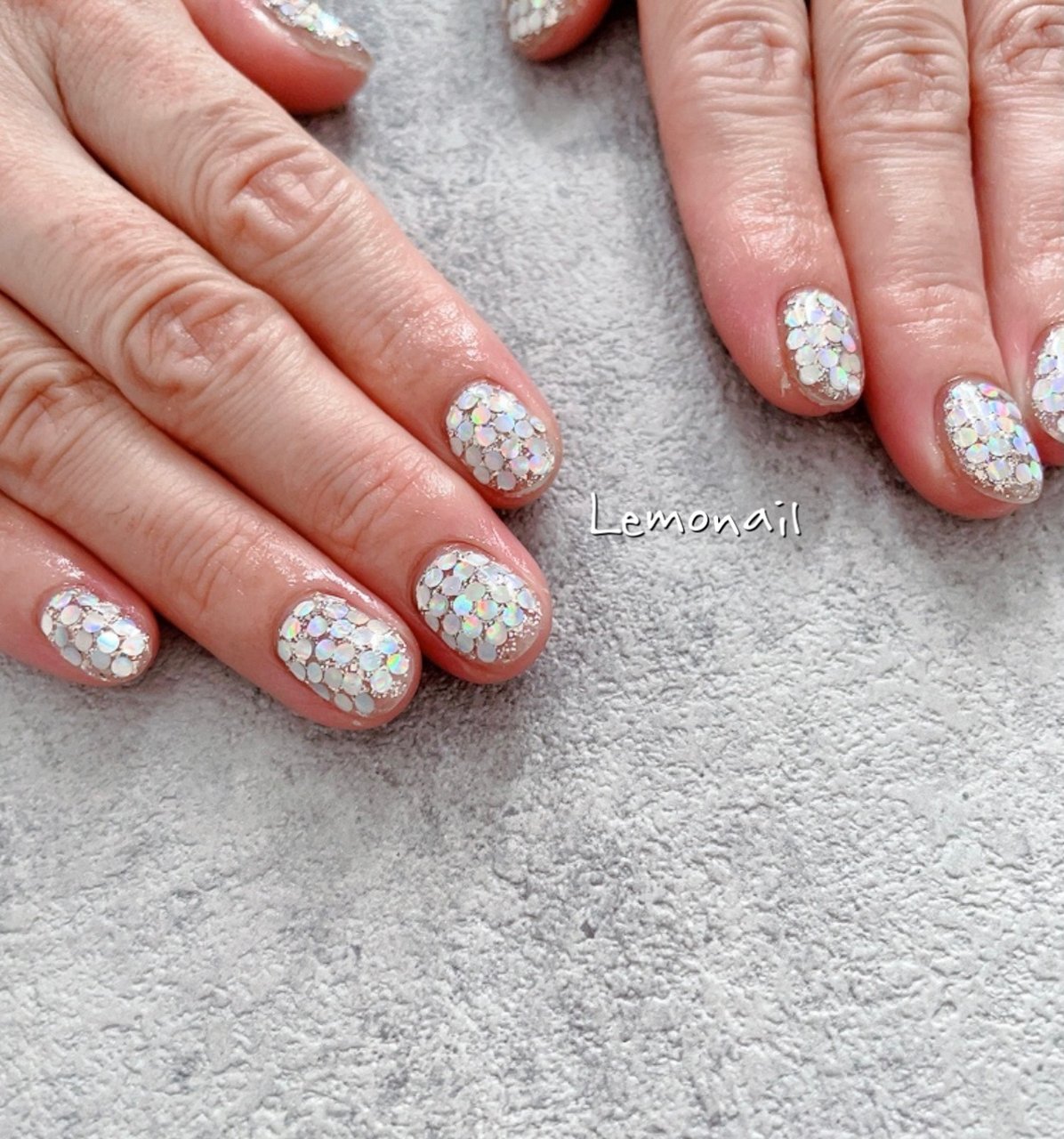 秋 冬 ハンド ラメ ワンカラー Lemonailのネイルデザイン No ネイルブック