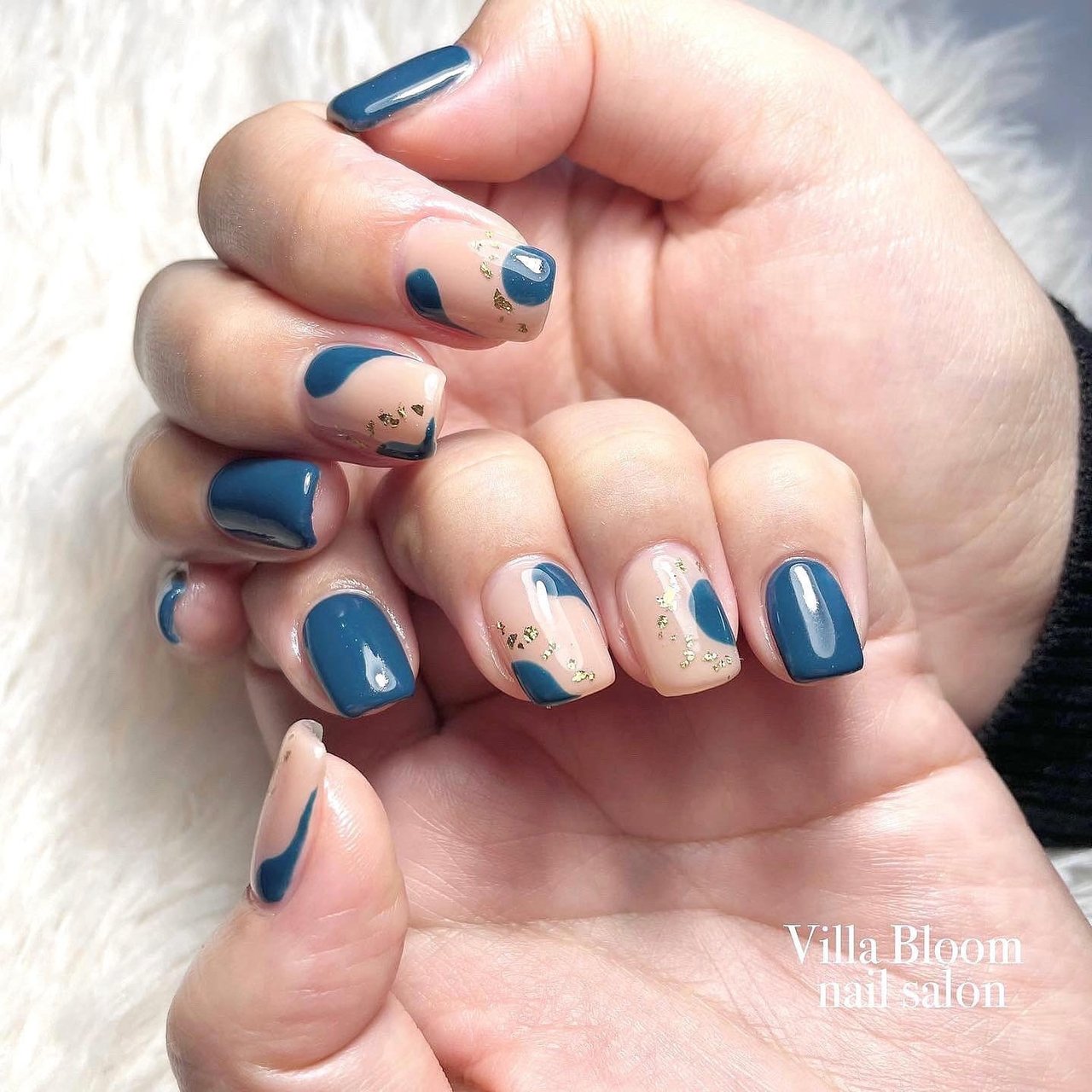 冬 お正月 成人式 クリスマス ハンド Villa Bloom Nail Salonのネイルデザイン No ネイルブック