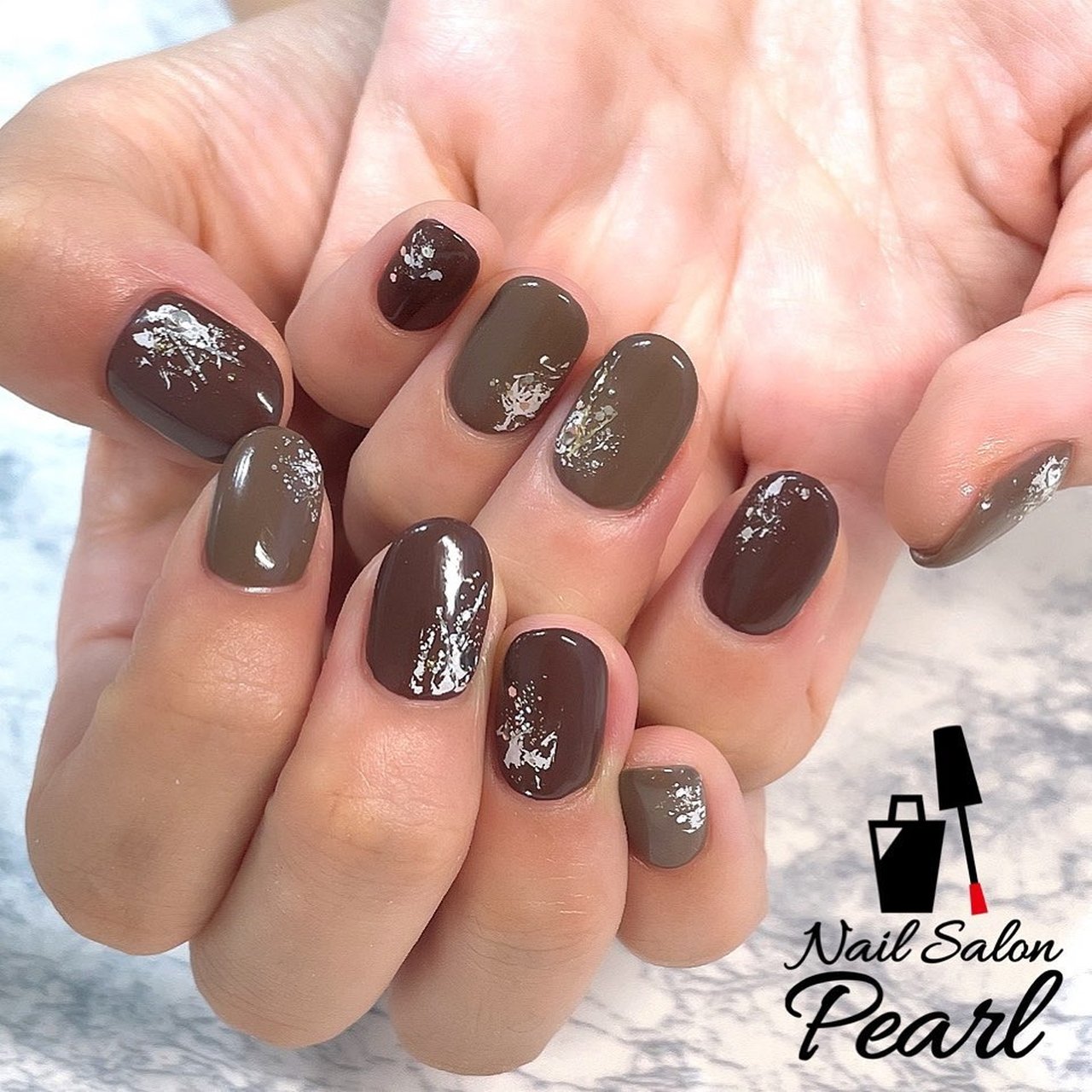 秋 冬 女子会 ハンド ワンカラー 広島ネイルサロンパール パラジェル取扱店 のネイルデザイン No ネイルブック