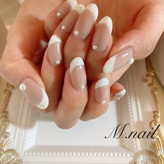 王道フレンチネイルのネイルデザイン ネイルブック