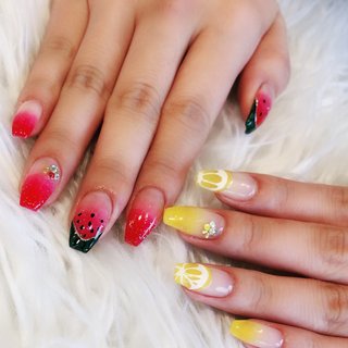 レモンネイルのネイルデザイン ネイルブック