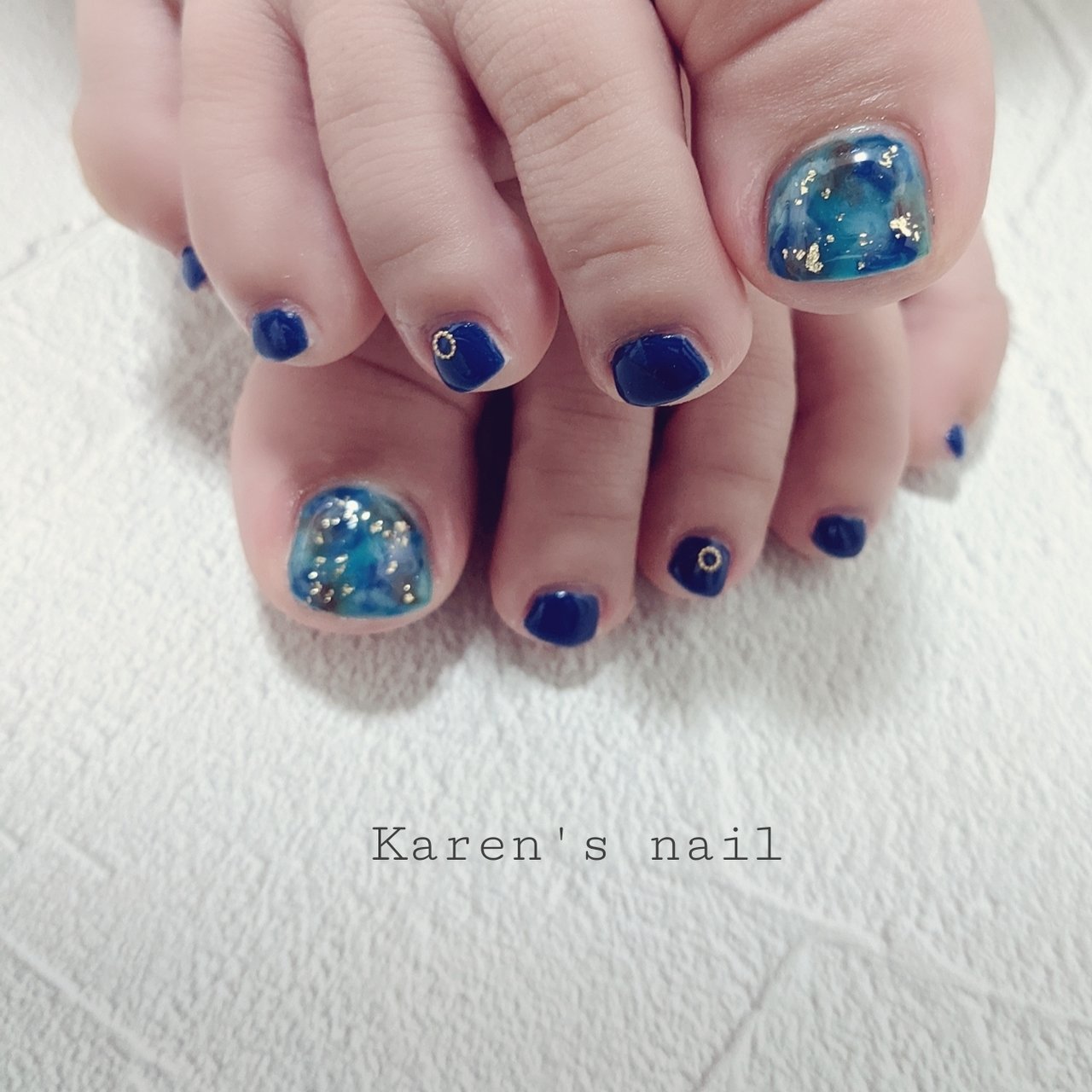 オールシーズン クリスマス フット ワンカラー べっ甲 Karen S Nail Rierinのネイルデザイン No ネイルブック