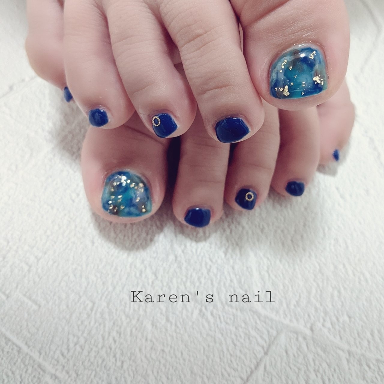 オールシーズン クリスマス フット ワンカラー べっ甲 Karen S Nail Rierinのネイルデザイン No ネイルブック