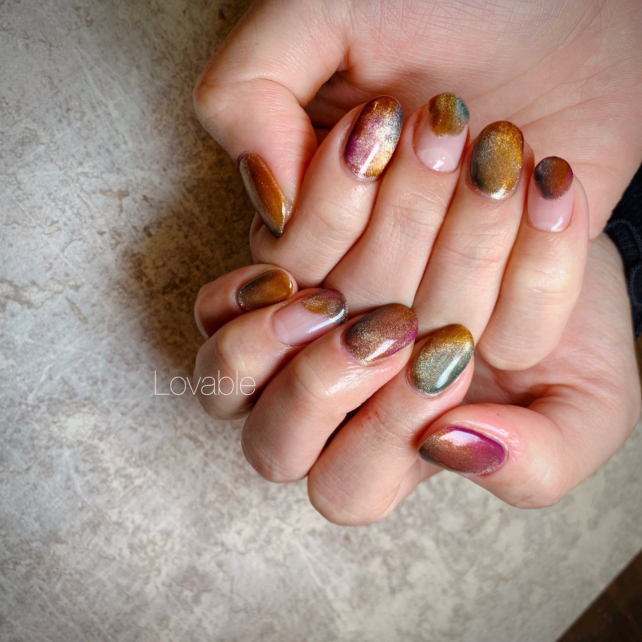 秋 冬 成人式 卒業式 ハンド Lovableのネイルデザイン No ネイルブック